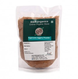 B&B Organics Sugarcane jaggery Powder   Pack  15 kilogram